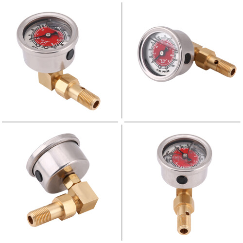 Universal Fuel Pressure Gauge Regulator Kit Red 1