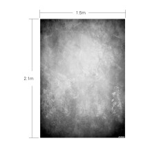 Andoer 1.5m x 2.1m Grey Photo Background for Studio & Video Shoots
