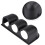Black Universal 3 Gauge Dash Mount 3