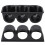 Black Universal 3 Gauge Dash Mount 7