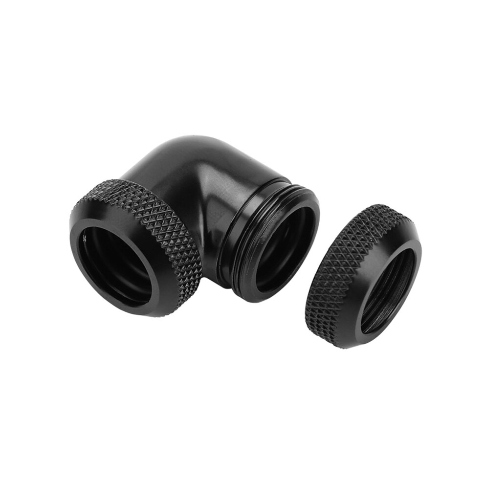 14Mm Hard Tube 90 Elbow Connector Black 7340572661098