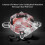 GPU Water Cooling Block Red Copper POM 1