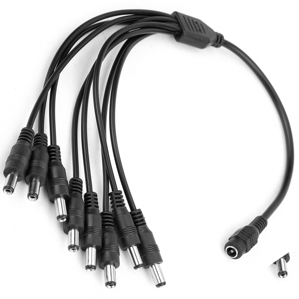Female To 8 Male Cctv Power Splitter 7340572477187