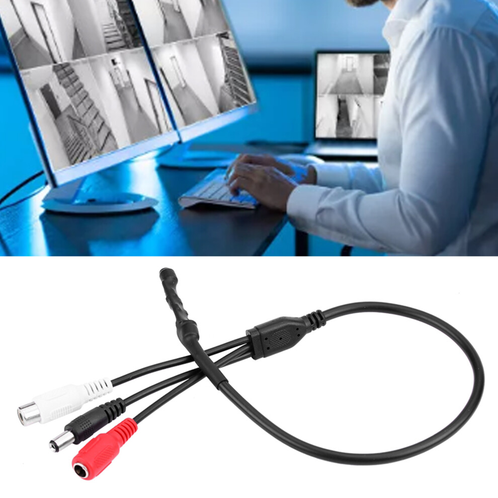 High Sensitive Microphone For Cctv Security Camera Dvr Sound Pickup, Black 4181392799669