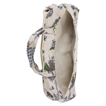 Purple Flower Handmade Storage Bag, 40x14x14cm, Fabric Hemp