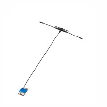 For BAYCK UR500 2.4G/900M ELRS Receiver Dual Band RX ExpressLRS Receiver with 220mm T Type Antenna for FPV Drone