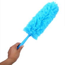 Washable Sky Blue Microfiber Anti Static Duster for Car & Home, 56cm