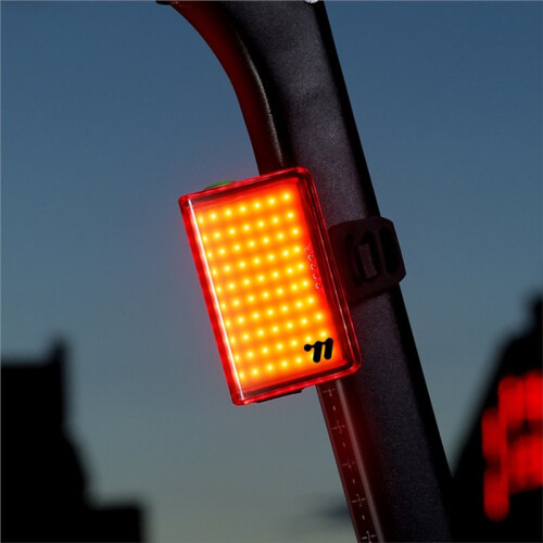 WEST BIKING Bicycle Tail Light High Visibility Triangle Wide Angle  Brake Sensing Rear Light 2