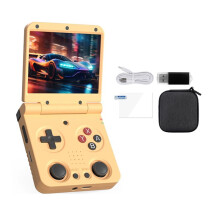 Flip V2 Retro Handheld Game Console 3.5Inch IPS Screen Open Source Portable Game Console -Compatible Game Pad A