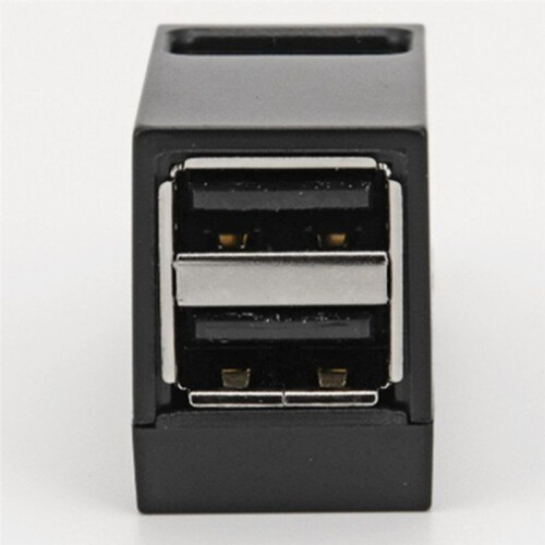 Portable Multi-Interface Hub Splitter USB3.0 High-Speed Hub Black