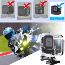 Waterproof Housing Case for Hero11 Black , 60M Diving Protective Housing Shell Underwater Dive Case