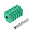 35mm Aluminum Tattoo Machine Handle Grip, Adjustable, Green 2