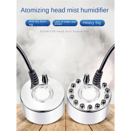 Humidifier with Adjustable Mist Output Ultrasonic Atomizer for Rock Gardens, Bonsai, Includes Transformer A US Plug 2