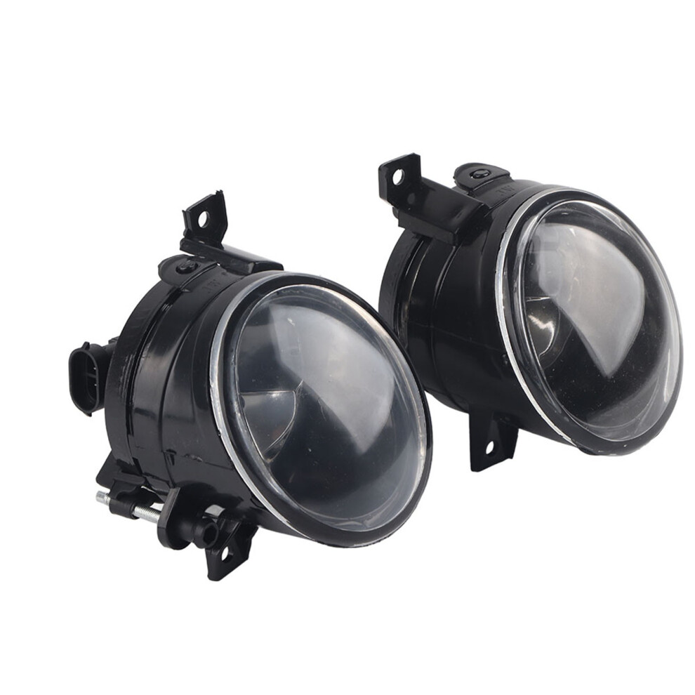 Pair Mk5 Caddy Fog Lights Waterproof 139Cm For Rabbit Eos Black 4901392948405
