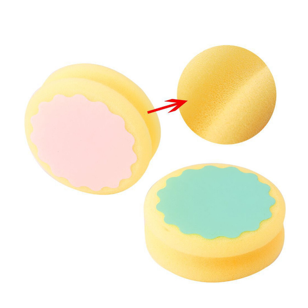 Pink/Green Magic Painless Hair Removal Sponge Â Round, & Reusable