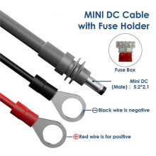 For Starlink Extension Cord 18AWG DIY Power Cable with Automotive Fuse Holder ATC/ATO Plug Waterproof 3 Meters
