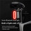 ROCKBROS Bicycle Tail Light with Lock  Password Pairing Bike Lock Light IPX6 Waterproof Warning Light Tail Accessories 3