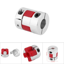 Aluminium Plum Shaft Coupling 25x30mm 7-11mm Bore