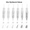 30Pcs Sterilized Eyebrow Tattoo Needle Set 1R-7F for Microblading 4