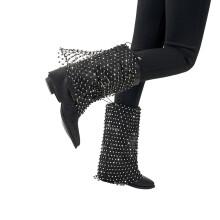 Protège-chaussures flexibles et transparents décorés de-W