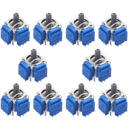 10PCS TMR Electromagnetic Hall Effect Joystick for PS5 Controller 3D Analog Stick Replacement Repair Parts