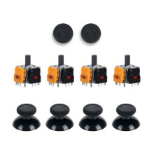 Hall-Effect Joystick with Joystick Caps for  ONE Controller 3D Electromagnetic Joystick Repair Kit for Series X/S