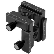 Right Angle Clamp 90 Degree Double Quick Release L Clamp with 1/4 Screw for Arca RRS Benro Rail Plate Nodal Slide