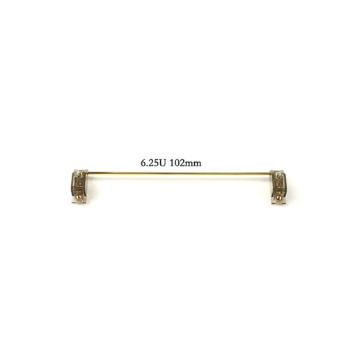 Transparent Gold Plated Plate Mounted Stabilizer PCB Mount Keyboard Stabilizers for Mechanical Keyboards B 2