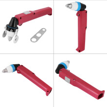Plasma Cutting Torch Body Head 22.8x7.5cm Red with Wrench