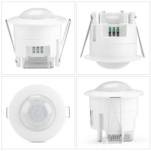 240V Infrared Motion Sensor Switch for Ceiling Lights Adjustable Reliable 2