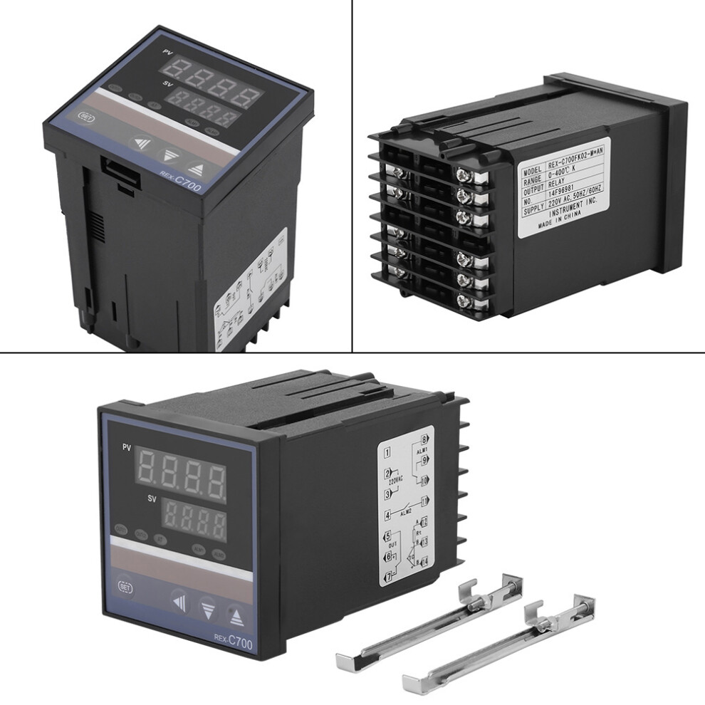 REX-C700 0-400C PID Temp Controller 220V