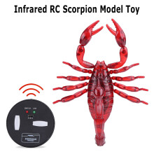 Realistic Infrared Remote Control Scorpion Toy for Kids, 15cm, Red