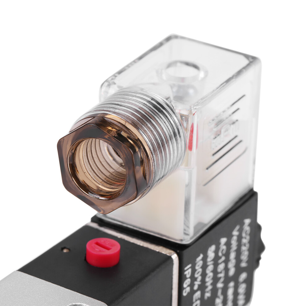 Pneumatic 3-Way 2-Position Solenoid Valve G1/4 Ac220v 0.15-0.8Mpa 7901392813540