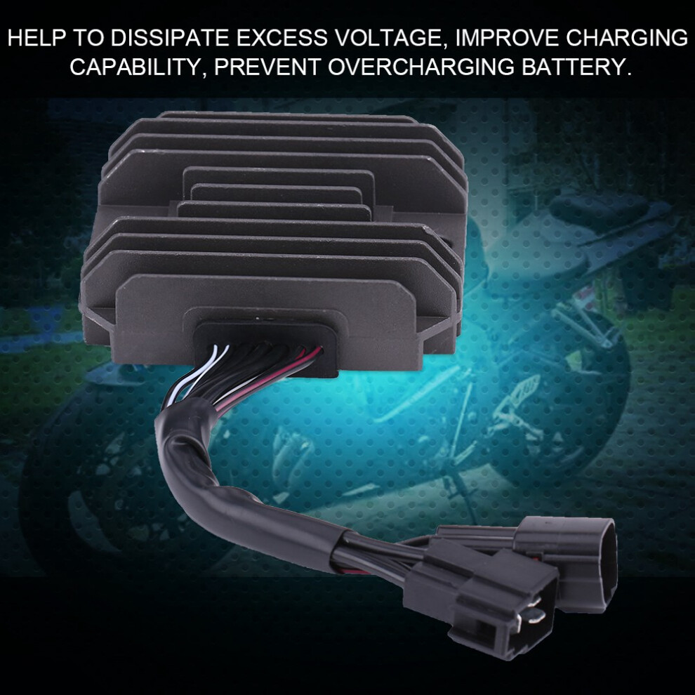 Motorcycle Voltage Regulator Rectifier For Suzuki Gsxr 600 750 2006-2013, Black 6941392951768