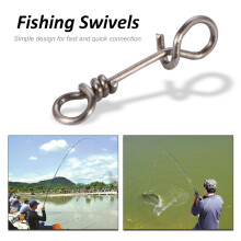 50Pcs Stainless Steel Quick Connection Clips for Fishing 14mm-24.6mm