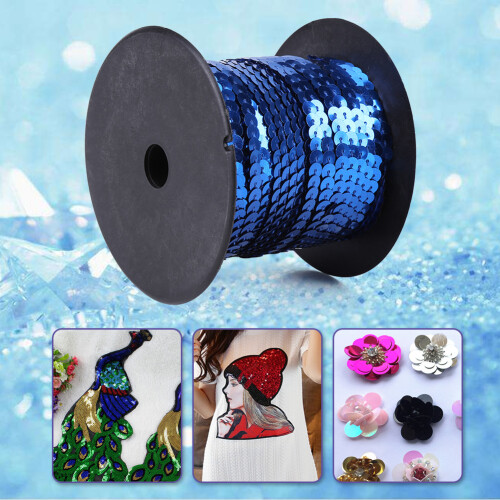 Sequins Line 100 Yards 6mm DIY Dekoration 1