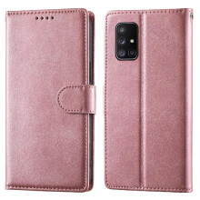 () Flip Case For Samsung Galaxy A71 4G Wallet Card Slots Leather Case