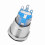 12V White LED Car Engine Start Stop Button Stainless Steel 19mm Diameter 10