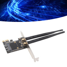Mini PCI-E to PCI-E Adapter with 2 Antennas for Half Size Wireless Card