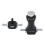 Adjustable Bilateral Turbo Tee Bleed Valve Kit for Car - Black, Universal 15
