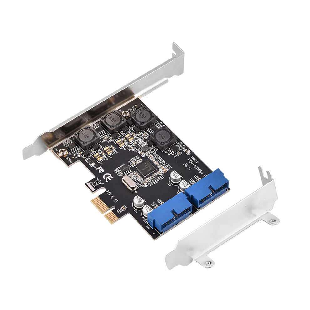 Dual 19Pin Usb 3.0 Pci-E X1 Card 7055741899898