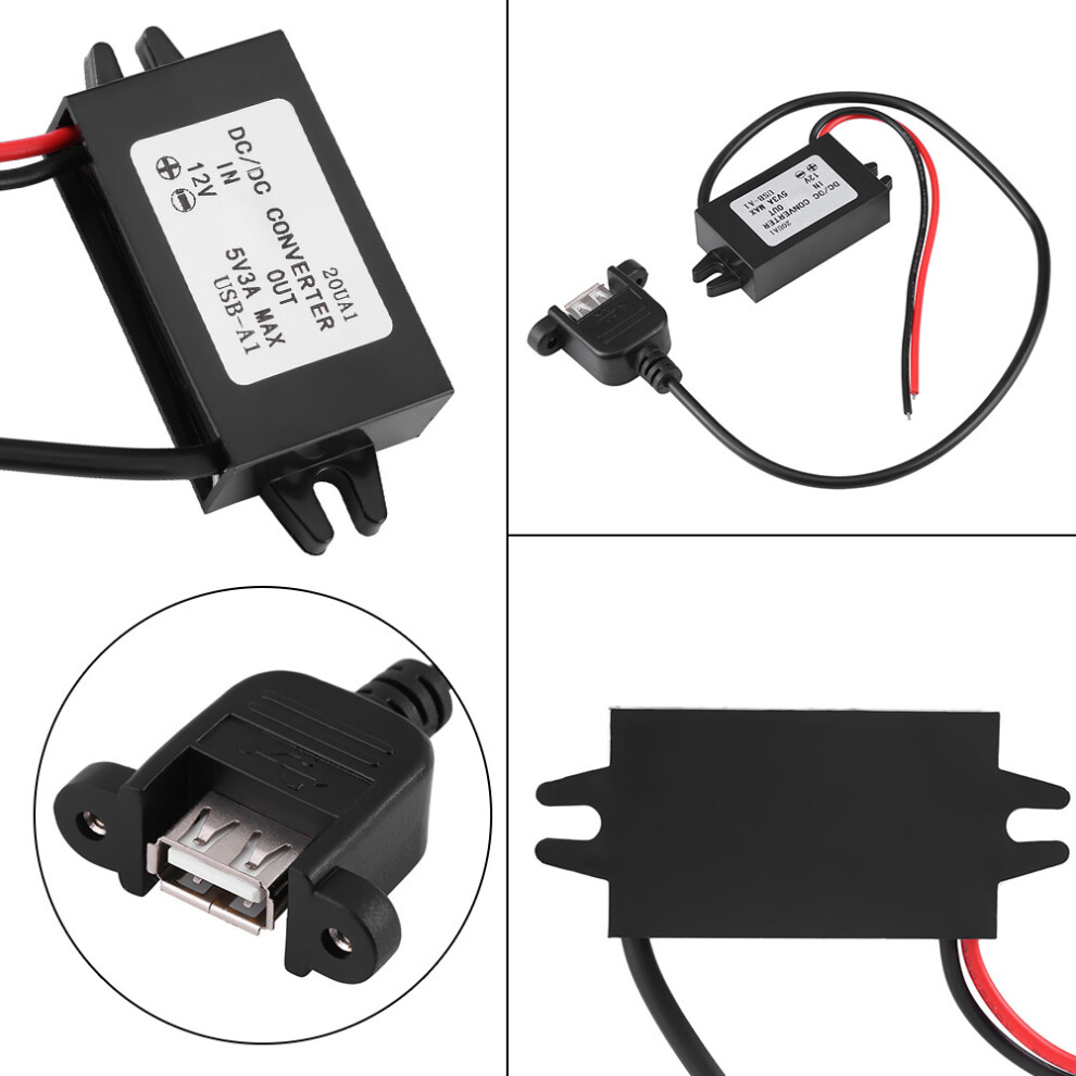 Car 12V to 5V 3A Regulator with Protection