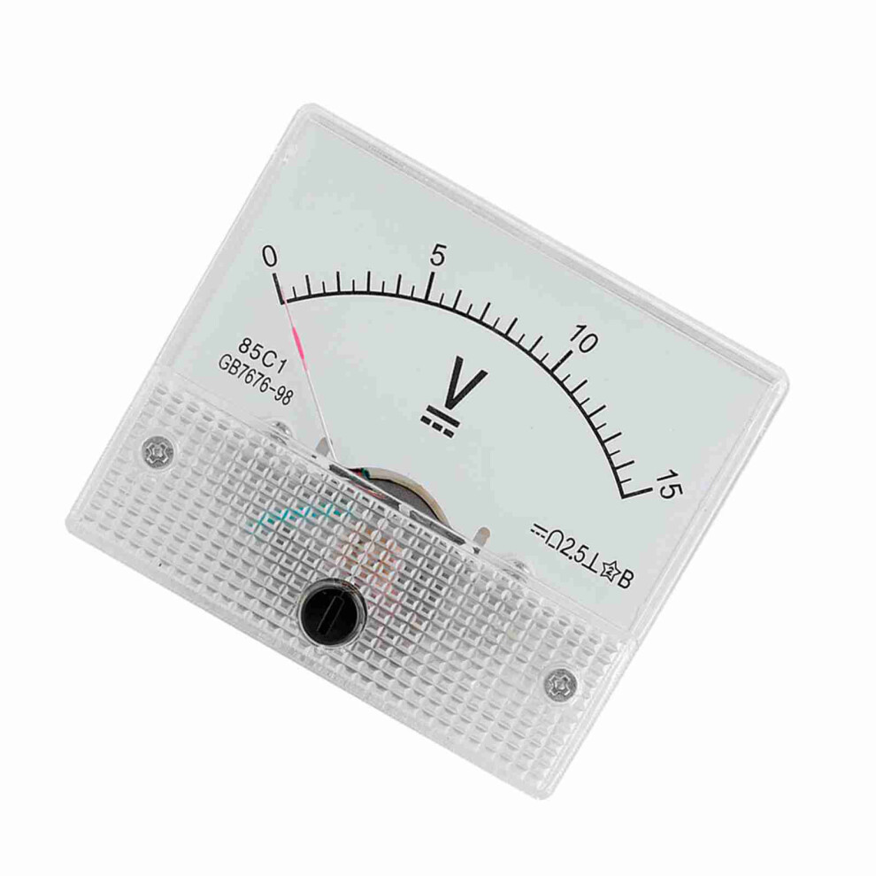 85C1 0-15V Analog Current Voltmeter, 2.5 Accuracy, Compact 5071392818073
