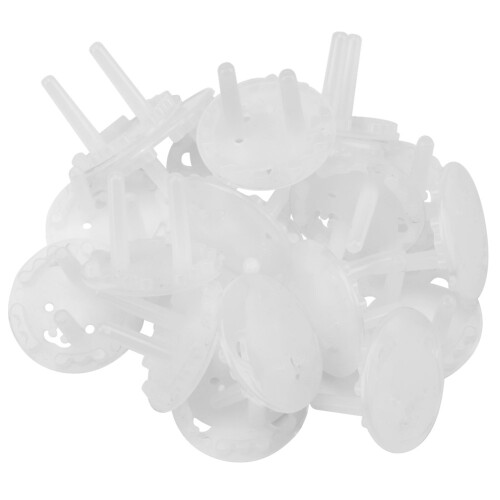 20pcs White Electric Outlet Safety Plug Cover Socket Protectors 1