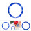 Ceramic Bezel Insert Loop Replacement for Watch Blue Colour Durable Material 3