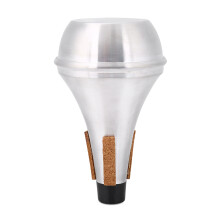 Aluminium & Cork Trumpet Mute Brass Instrument Part for Practice & Performance