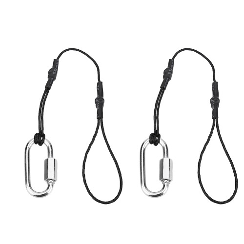 Universal Camera Safety Rope Tether for DSLR & Mirrorless, 25cm, Black, 2 pcs
