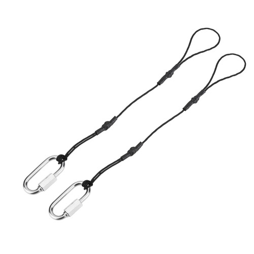 Universal Camera Safety Rope Tether for DSLR & Mirrorless, 25cm, Black, 2 pcs 1