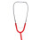 Multifunctional Double Head Stethoscope, 45mm Diaphragm, Red 9
