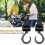 Joyren 360 Stroller Hooks 2-Pack 2